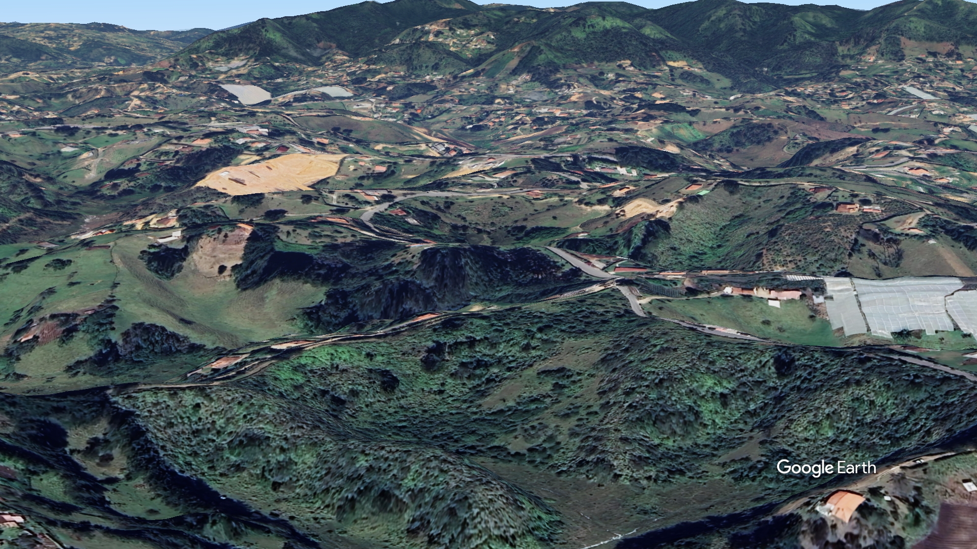 Imagen satelital de referencia (Google Earth) del sector, vereda San Luis, Rionegro — no es fotografía del lote específico